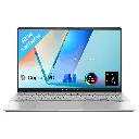 ASUS Vivobook S 15 Snapdragon X Plus-X1P42100 (16GB DDR5X, 1TB SSD, 15.6" inch OLED Display,Cool Silver, 1.42 KG,Win 11,MS Office) S5507QA-MA551WS
