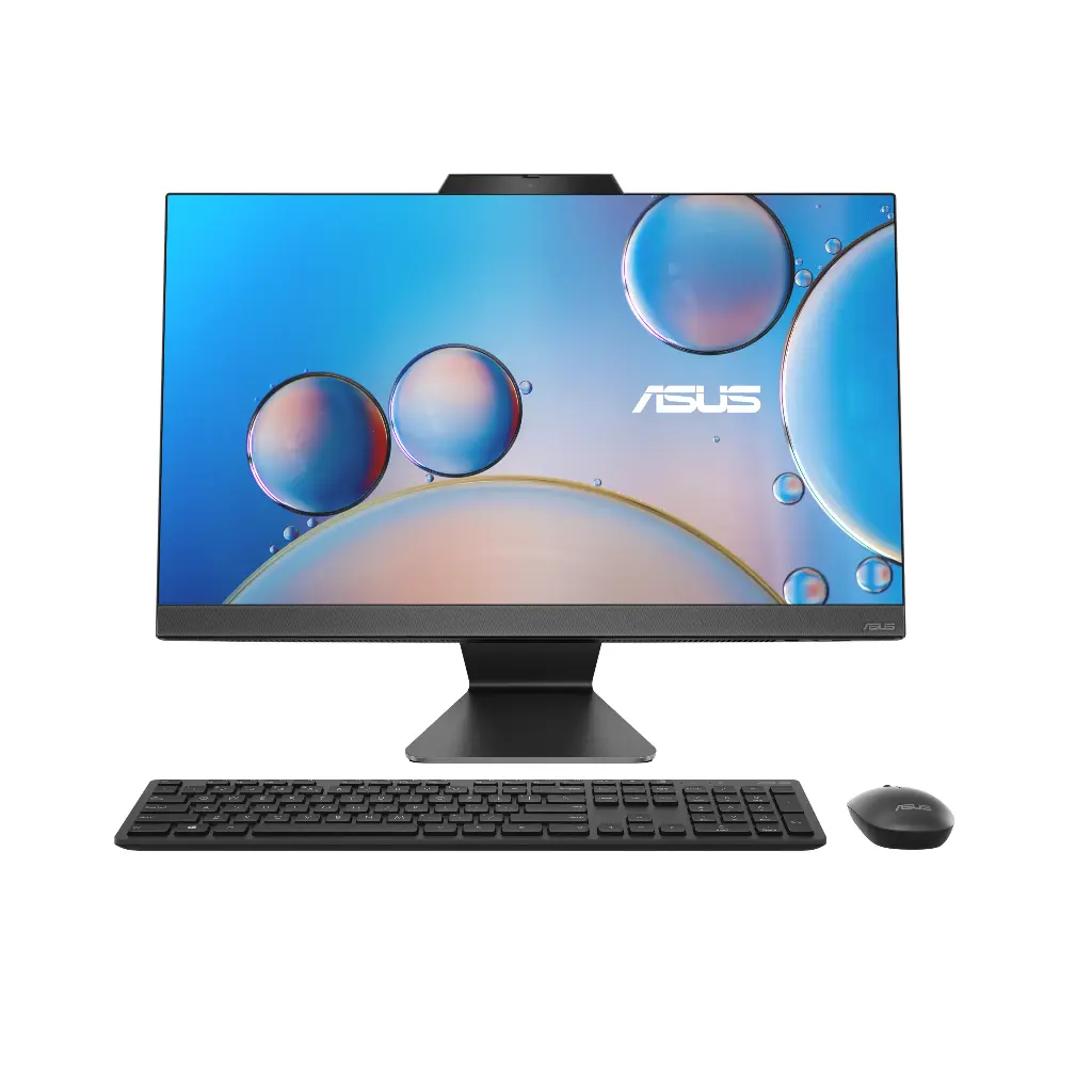 ASUS AIO DESKTOP 13th Gen Intel i3-1315U,UMA(8GB,512gb PCIE SSD,24"FHD,Win11,MSoffice,90W,BT5.0,WiFi6,WLZenGOLDKB+WLMouse,White,1year,5.40Kg) A3402WVA-BPC001WS