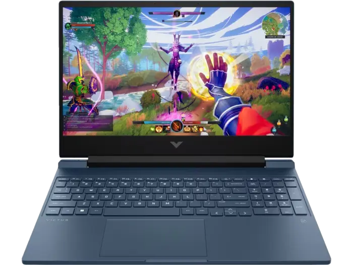 HP Victus, 13th Gen Intel Core i5-13420H , 6GB NVIDIA RTX 4050, 16GB DDR4, 512GB SSD (Win11, Office 21, Blue 2.29kg) 144Hz, 9MS, IPS, 15.6-inch(39.6cm) FHD Gaming Laptop, Enhanced Cooling, fa1278tx
