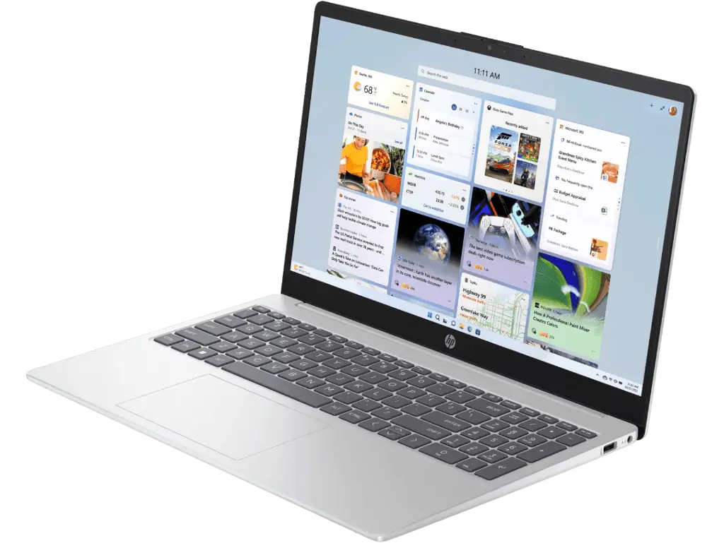 HP ,13th Gen Intel Core i5-1334U, INT IRIS , 8GB DDR4, 512GB SSD (Win11, Office 21 ,Natural Silver 1.59kg) , IPS, 15.6-inch(39.6.cm) FHD , FD0467TU