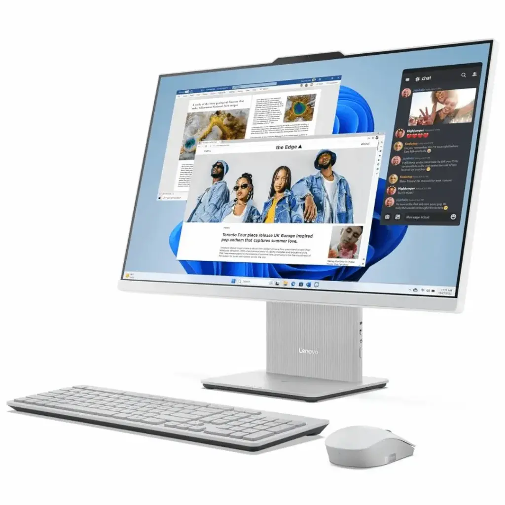 LENOVO IdeaCentre AIO 27IRH9, Intel® Core™ i7-13620H, 16GB DDR5, 1TB SSD, (Win 11, Office 21, Cloud Grey,7.1 kg) 27" FHD (1920x1080) IPS 300nits Anti-glare, 99% sRGB, 3-side borderless, hardware low blue light, Non-Touch, IdeaCentre AIO 27IRH  F0HM003EIN 