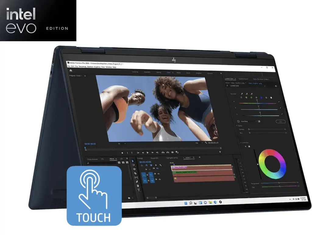 Hp Envy X360, Ai,Intel Core Ultra 7 155U,14-inch (35.6 Cm),2.8K,32Gb RAM DDR5,1Tb SSD,Intel Graphics,5Mp IR Camera,(Win 11,Mso 2021,Blue,1.39 Kg),Fc0100Tu 