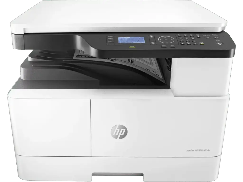 HP LaserJet MFP M42625dn (Print, Copy, Scan)Ethernet /USB, Up to 25 ppm , Up to 1200 x 1200 dpi ,Hi-Speed USB 2.0 Device, Ethernet 10/100/ 1000  Base TX