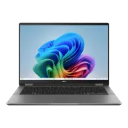 ASUS Vivobook  14 Flip Intel Core Ultra 7 256V (16 GB DDR5X ,512GB SSD,14"inch FHD OLED Display, 1.57Kg,Win 11,MS Office,Backlit KB,Matt Grey), TP3407SA-QL025WS 