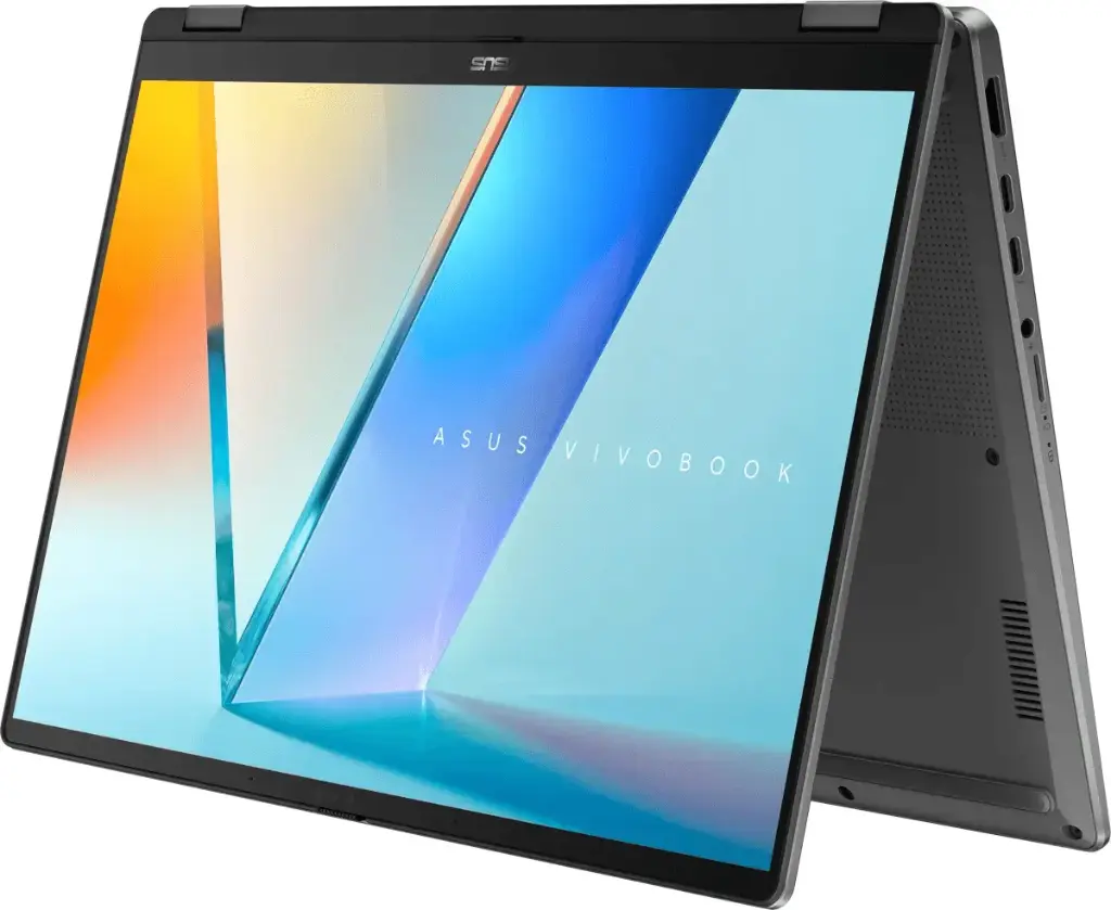 ASUS Vivobook  14 Flip Intel Core Ultra 5 226V (16 GB DDR5X ,512GB SSD,14"inch FHD OLED Display, 1.57Kg,Win 11,MS Office,Backlit KB,Matt Grey), TP3407SA-QL024WS 