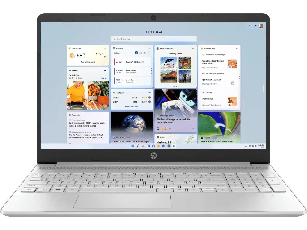 HP 15s, 12th Gen Intel Core i5-1235U, 8GB DDR4, 512GB SSD, (Win 11, Office 21, Silver, 1.69kg), Anti-Glare, 15.6-inch(39.6cm), FHD Laptop, Intel UHD Graphics, Backlit KB, HD Camera, fq5329tu 