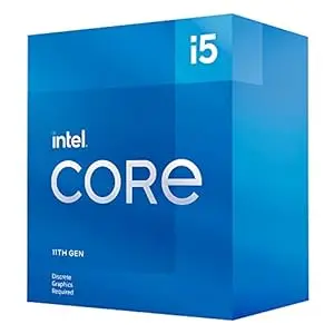 Intel Core i5-11400F Desktop Processor 6, 6 Cores up to 4.4 GHz LGA1200 (500 Series and Select 400 Series Chipset) 65W -  i5-11400F