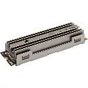 Corsair MP600 CORE 2TB M.2 NVMe PCIe x4 Gen4 SSD (Up to 4,950MB/sec Sequential Read & 3,700MB/sec Sequential Write Speeds, High-Speed Interface, 3D QLC NAND, Built-in Heatspreader) Aluminum 