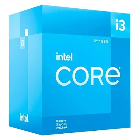 Intel CORE I3-12100F Desktop Processor Core Up to 4.3 GHz Turbo Frequency LGA1700 Socket 600 Series-  I3-12100F 