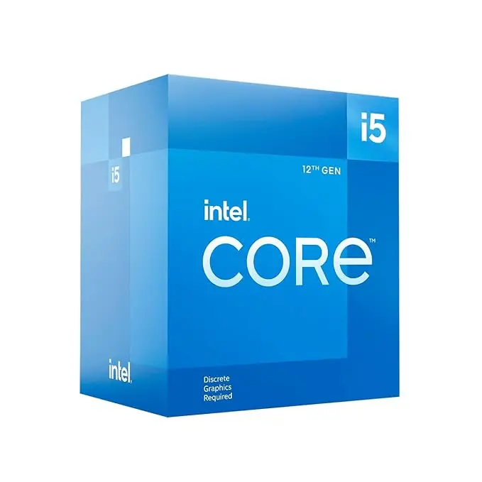 Intel Core I5 12400F 12 Gen Generation Desktop Pc Processor 6, CPU with 18Mb Cache and Up to 4.40 Ghz -I5 12400F