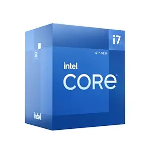 Intel Core i7 12700 12th Gen Generation Desktop PC Processor CPU APU with 25MB Cache and up to 4.90 GHz Clock Speed 3 Years Warranty with Fan LGA 1700 4K - i7-12700
