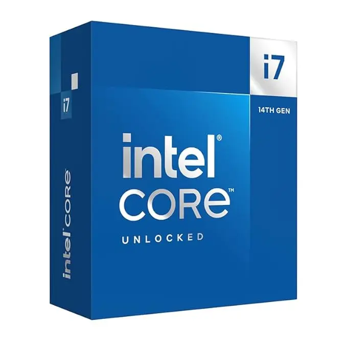 Intel Core I7-14700K  New Gaming Desktop Processor 20 Cores (8 P-Cores + 12 E-Cores) - i7-14700K