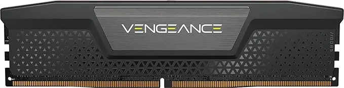 Corsair VENGEANCE® RGB 16GB (1x16GB) DDR5 DRAM 5600MT/s CL40 Memory Kit — Black