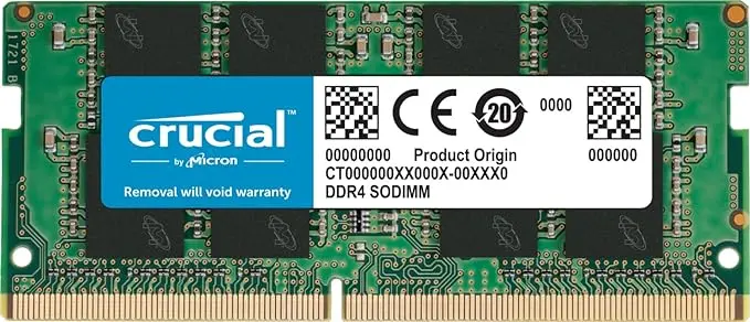 Crucial RAM 16GB DDR4 3200 MHz CL22 Laptop Memory