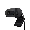 Logitech Brio 100 Full HD Webcam for Meetings and Streaming, Auto-Light Balance, Built-in Mic, Privacy Shutter, USB-A, for Microsoft Teams, Google Meet, Zoom and More- Graphite 