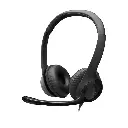 Logitech H390 Wired On Ear Headset for PC/Laptop, Stereo Headphones with Noise Cancelling Microphone, USB-A, In-Line Controls, Works with Chromebook 