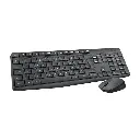 Logitech MK235 Wireless Keyboard and Mouse Set for Windows, 2.4 GHz Wireless Unifying USB Receiver, 15 FN Keys, Long Battery Life, Compatible with PC, Laptop - Black 