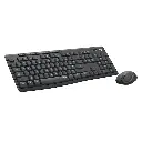 Logitech MK295 Silent Wireless Mouse & Keyboard Combo with SilentTouch Technology, Full Numpad, Advanced Optical Tracking, Lag-Free Wireless, 90% Less Noise - Black 