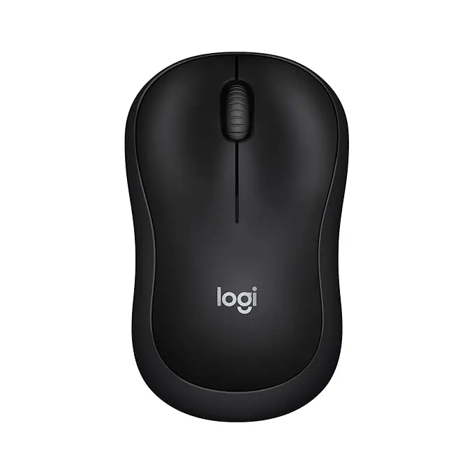 Logitech M220 Wireless Mouse, Silent Buttons, 2.4 GHz with USB Mini Receiver, 1000 DPI Optical Tracking, 18-Month Battery Life, Ambidextrous PC/Mac/Laptop - Charcoal Grey 