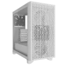 Corsair Alloy Steel 3000D Airflow Mid-Tower Pc Case-White-2X Sp120 Elite Fans-Four-Slot Gpu Support Fits Up to 8X 120Mm Fans-High-Airflow Design 