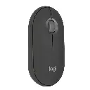 Logitech Pebble Mouse 2 M350s Slim Bluetooth Wireless Mouse, Portable, Lightweight, Customisable Button, Quiet Clicks, Easy-Switch for Windows, macOS, iPadOS, Android, Chrome OS - Tonal Graphite 