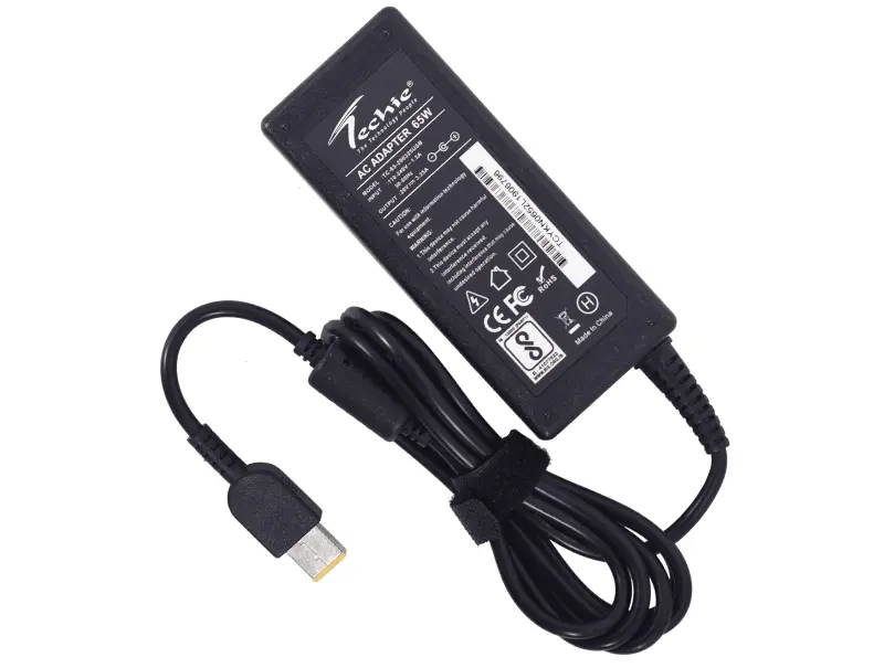 Techie Compatible Lenovo 65W Laptop Charger for B50, G50, G500s, G505, G700, G710, Z50 (20V, 3.25A) USB Pin