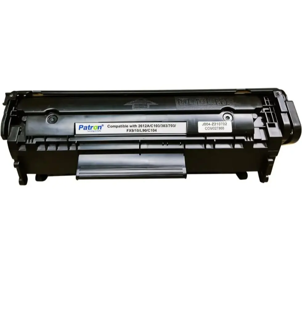 PATRON 12A TONER CARTRIDGE (Q2612A TONER CARTRIDGE) for HP LaserJet 1010/1012/1015/1018, 1020/1022, 3015/3020/3030, 3050/3050Z/3052/3055, M1005/1319; LBP 2900/3000; ICMF 4010/4012/4120 /4150/4270/4320/4322