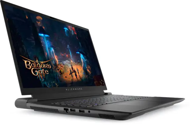 Dell Gaming Alienware m18 R2 14th Gen Intel Core i9-14900HX  185H/32GBDDR5/1 TB SSD/NVIDIA® GeForce RTX™ 4080 12GB GDDR6/18.0" QHD+ 2.5K WVA LCD Narrow 165Hz Camera IR Anti-Glare LBL/Win 11 + Office H&S 2024 + M365/English US AlienFX RGB backlit (per-key) Alienware CherryMX ultra low-profile mechanical keyboard/Dark Metallic Moon /4.23 kg 
