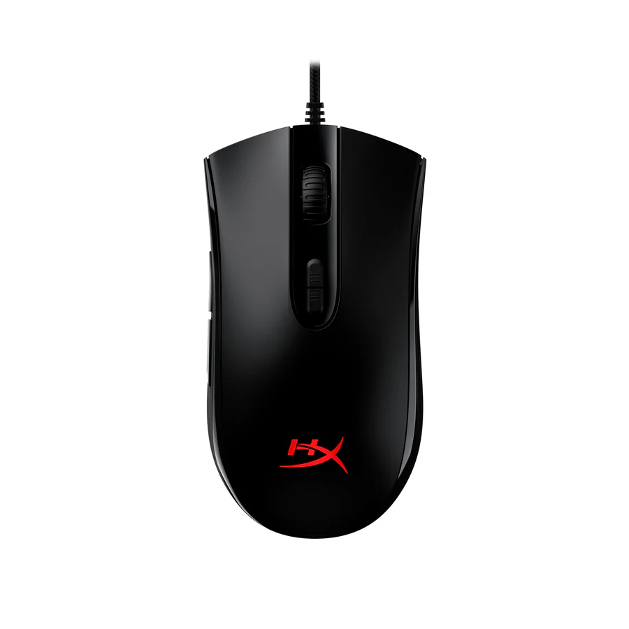 HyperX Pulsefire Core RGB USB Gaming Mouse, Software Controlled RGB Light Effects & Macro Customization, Pixart 3327 Sensor up to 6,200DPI, 7 Programmable Buttons- Black (HX-MC004B) 