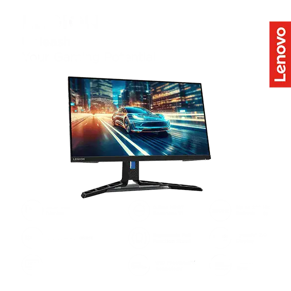 Lenovo Legion-R25f-30 | 25 Inch (63.50cm) | FHD 240Hz Gaming Monitor | 0.5ms, AMD FreeSync, 99% sRGB, 90% DCI-P3, 3Wx2 Speaker, 2xHDMI, 1xDP| Tilt, Swivel, Pivot, Height Adjust Stand | Black,67B8GACBIN