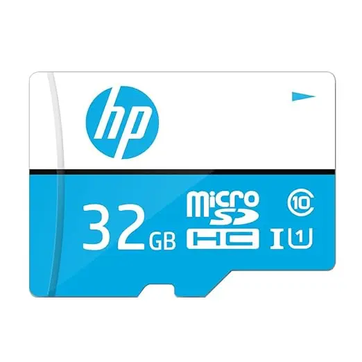 HP 32GB MicroSD Memory Card SDHC mi210 Class 10, UHS-I, U1 Card, Upto 100MB/s R 
