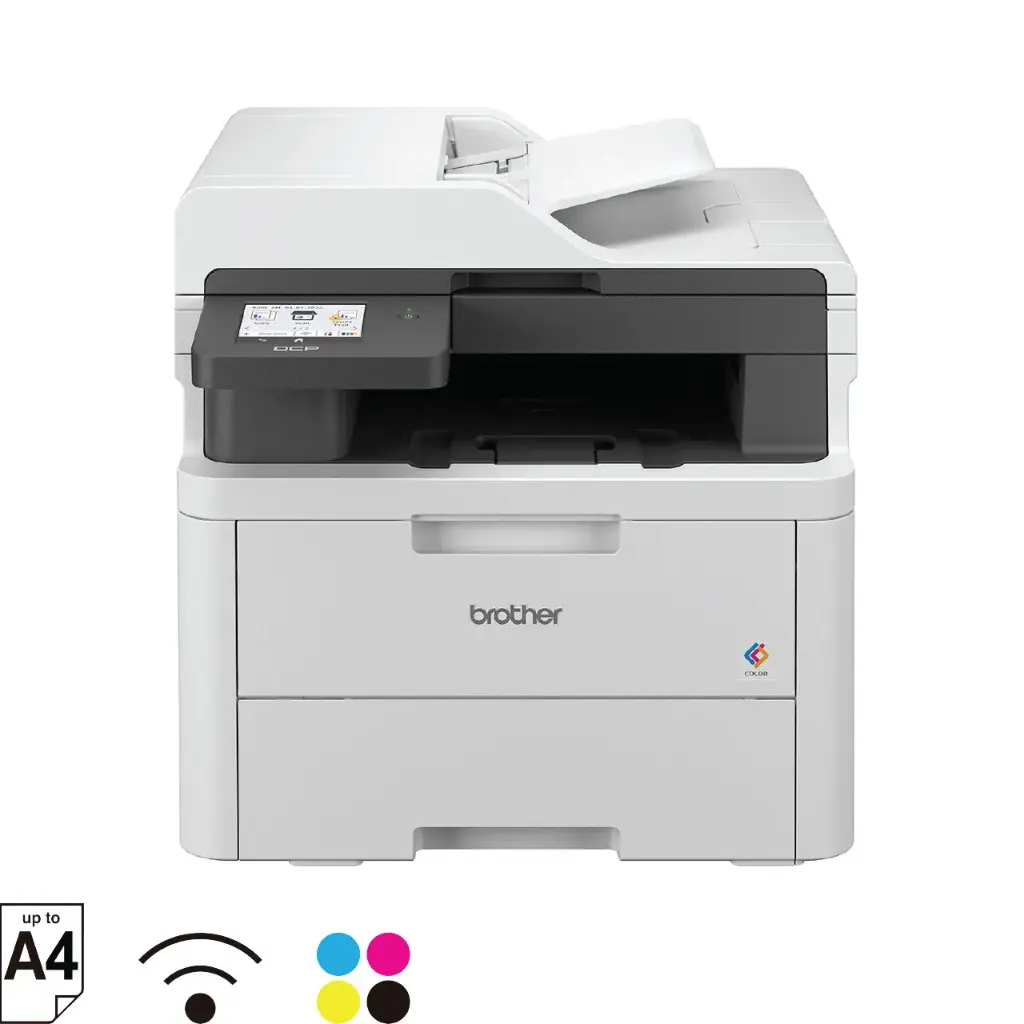 Brother DCP-L3560CDW Multifunction Colour Laser LCD Duplex WIFI ADF Printer With Gigabit Ethernet Connectivity, Ideal For Office 