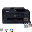 MFC-T4500DW A3 Inkjet MFC Refill Ink Tank Wireless Duplex All-in-One Efficiency Engineered - A3 Refill Ink Tank Multi-Function Centre with Wireless & Ethernet Connectivity, Automatic 2-sided Colour Print, ADF - Scan/Copy/Fax. Professionally Designed for Fast Print Speeds, Low Cost High Resolution Photo Quality with Ultra High Yield Ink Bottles, Wi-Fi Direct, Mobile & USB Print
