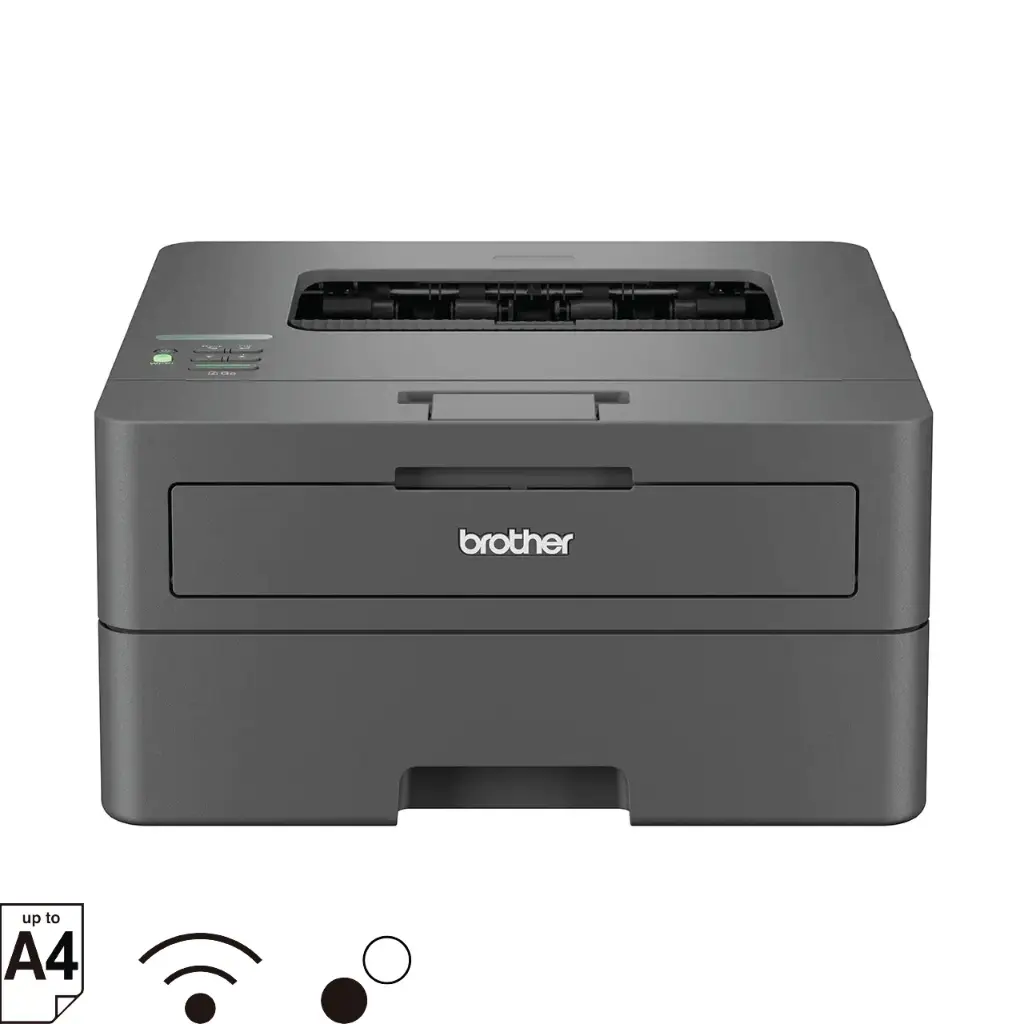 Brother HL-L2440DW (New Launch) Auto Duplex Laser Printer, 30 PPM Print Speed, LCD Display, 64 MB Memory, (WiFi WiFi Direct LAN USB), 250 Sheet Paper Tray, 3000 Pages Inbox Toner, Free Installation