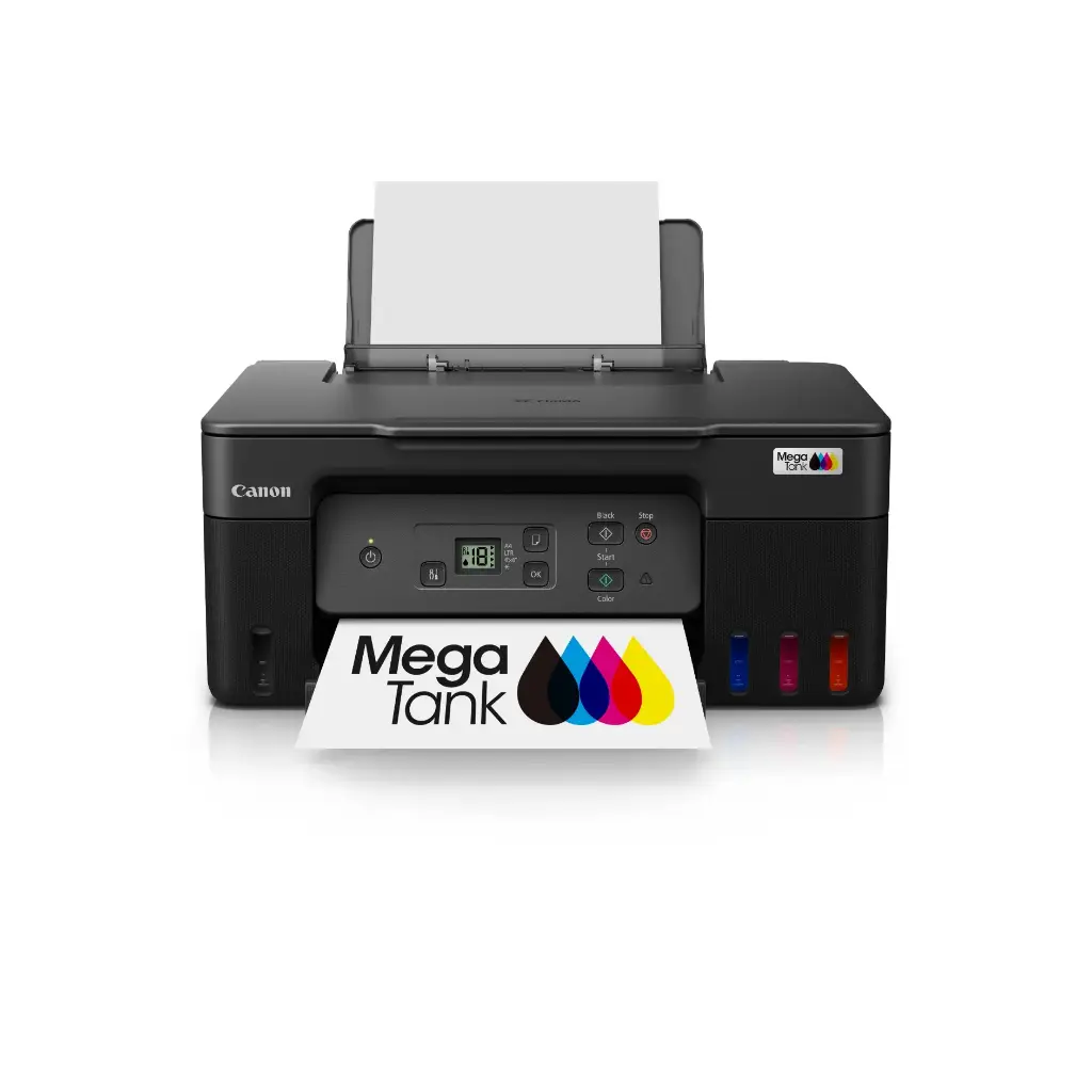 Canon PIXMA MegaTank G2770 All-in-one Inktank Colour Printer with GI-71( PIGMENT INK / BLACK),( DYE - BASED INK / CYAN, MAGENTA , YELLOW )