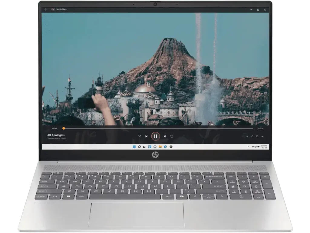 HP Pavilion 16-af0028TU, Intel® Core™ Ultra 7 155U,40.6 cm (16) diagonal, WUXGA (1920 x 1200), IPS, micro-edge, anti-glare, 300 nits, 62.5% sRGB, Microsoft Office Home & Student 2021,1.77 kg, Silver