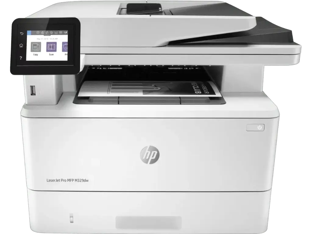 HP LaserJet Pro MFP M329dw Printer, A4 Print/Scan/Copy/Duplex/ADF/FAX/Wi-Fi.