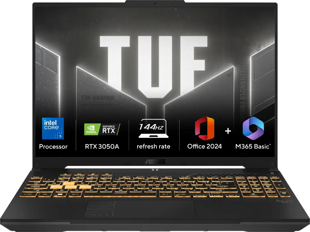 ASUS Intel Core 5 210H, RTX 3050A GPU (16GB/512GB/40.64 cms (16) FHD+/Windows 11 Home), FX607VB-RL076WS
