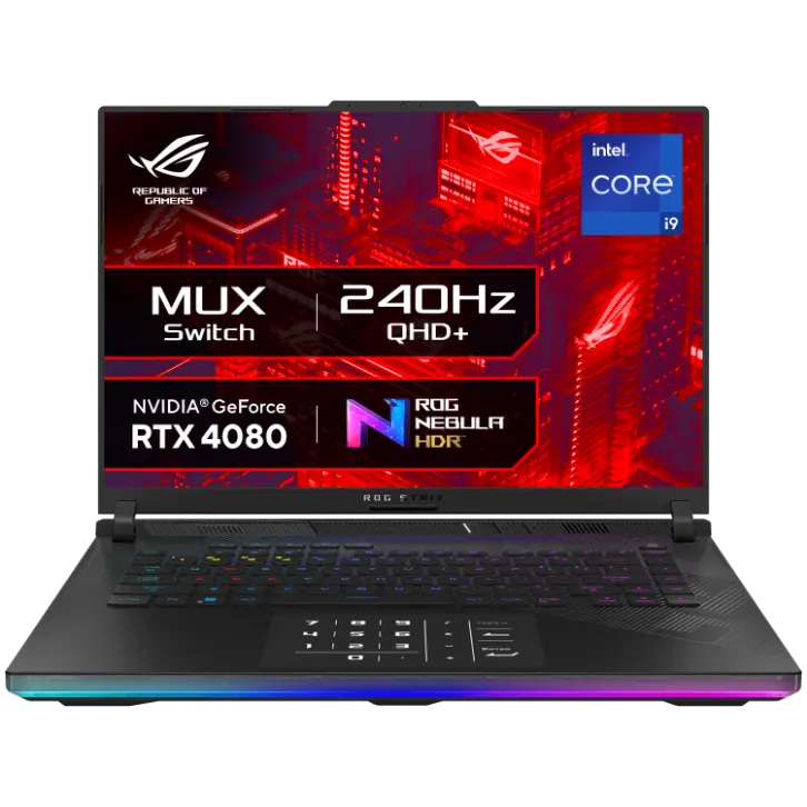 ASUS Intel Core i9-14900HX, RTX 4080 Grph (32GB/2TB/40.64 cm (16) QHD+/Windows 11 Home), G634JZR-CM932WS 