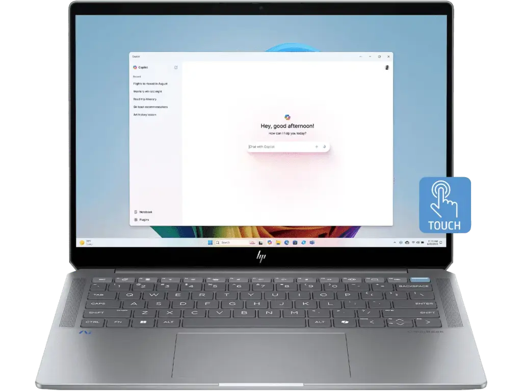 HP OmniBook Ultra Clamshell | Testudo 24C2 | Ryzen AI 9 HX 375  55 NPU TOPs (12C) | 32GB 7500 LPDDR5X on-board | 1TB PCIe Gen4 Performance | AMD Radeon Graphics | Touch/14.0 2.2K (2240x1400) Lw BluLt IPS 400 nits Narrow border | OST W11H6 NG PRE SL IPPP | Meteor Silver - 9MP IR TNR PVCY ST | WARR 1/1/0 A/P | HP 1y 3d Onsite Bundle Premium NB SVC, 14-fd0009AU