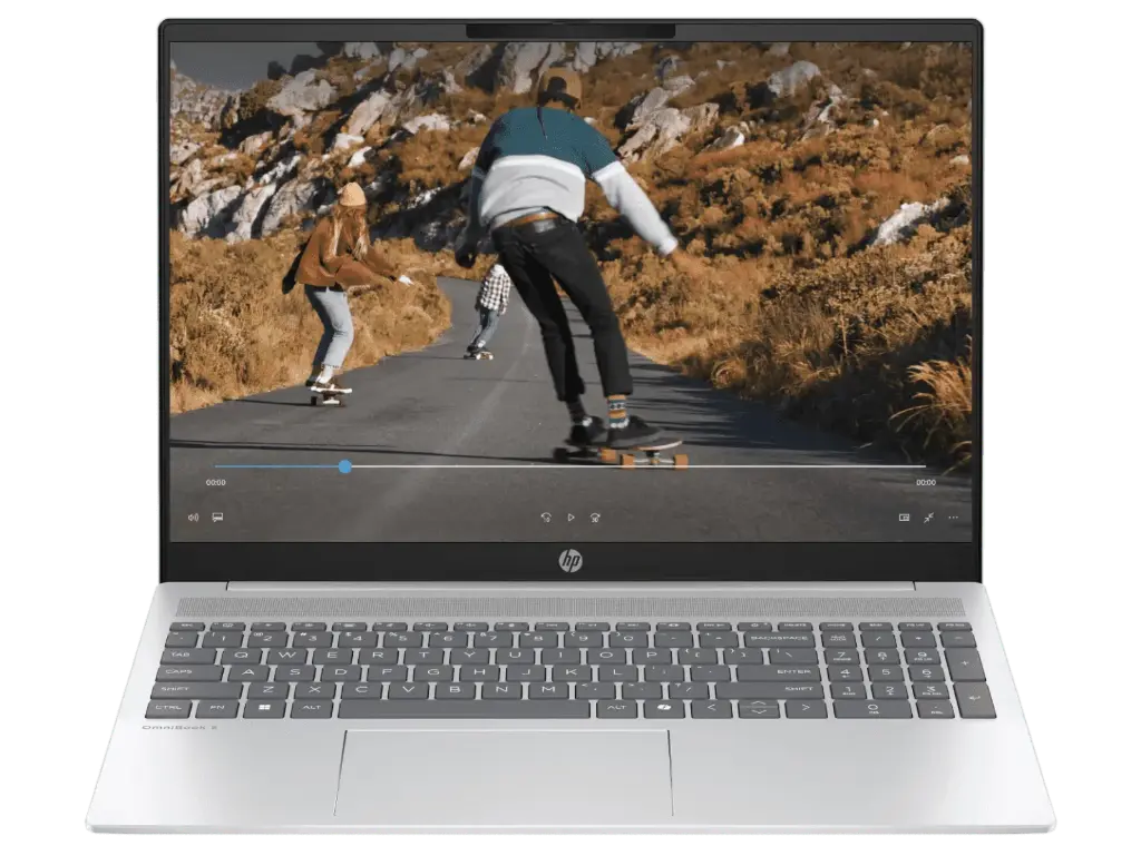 HP Omnibook 5, Core i5-1334U/16GB LPDDR5X 4800 on-board/512GB SSD/Intel Iris Xe/WIN 11+MSO 2024/Backlit Island KBD with N’Pad/16.0 2K (1920x1200) Antiglare IPS 300 nits/Glaciar Silver, 16-ba1008TU