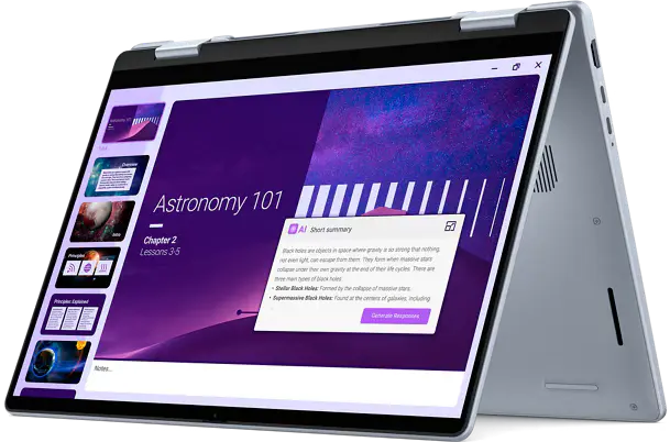 Dell 14 Plus 2-in-1 Laptop, Intel® Core™ Ultra 5 226V,16GB LPDDR5X