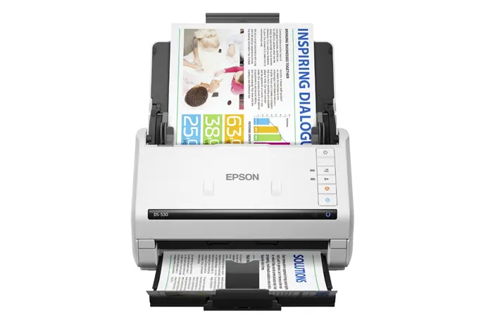 EPSON DS-530 A4 Duplex Sheet-fed Document Scanner, 4,000 sheets a day, 27 - 413 gsm, USB 3.0 