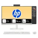 HP All-in-One 24, AMD Ryzen 3 7320U,8GB LPDDR5, 512GB SSD, Anti-Glare, FHD, 23.8inch(60.5 cm), 510SP White Wireless Keyboard and Mouse Combo, Radeon Graphics, Win11+Office24, 5.27kg, White, 24-cr0014in