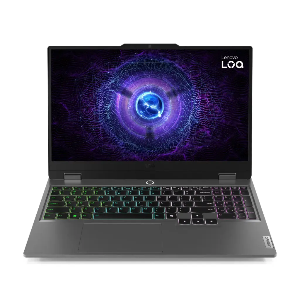LENOVO LOQ 15IRX9, Intel Core i5-13450HX, 2x 12GB SO-DIMM DDR5-4800, 512GB SSD M.2 2242 PCIe 4.0x4 NVMe, NVIDIA GeForce RTX 3050 6GB GDDR6, 15.6" FHD (1920x1080), 2.38 kg, Windows® 11+ Office Home 2024, Wi-Fi® 6, BT5.2, 83DV018KIN