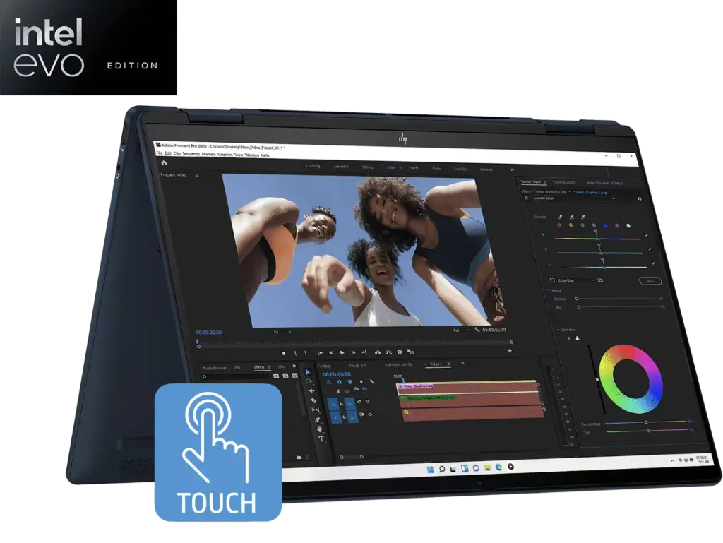 HP Envy x360 14-fc0178TU/ Intel Ultra 5/ 3K OLED Touch/ 16GB/ 512GB SSD/ Intel Arc Graphics/ 14" Convertible/ 1.39 kg/ Wi-Fi 6E AX211 (2x2)/ Bluetooth® 5.3
