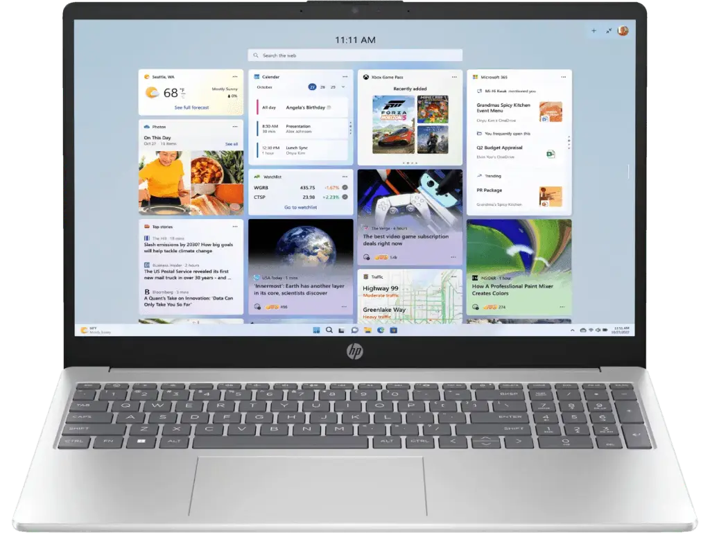 HP Laptop 15-fd0640TU/ i5-120U/ 16GB/ 512GB SSD/ 15.6" FHD/ WIN11/ Iris Xe/ Wi-Fi 6/ Bluetooth® 5.3/ 1.59 kg/ Windows+Office Home 2024