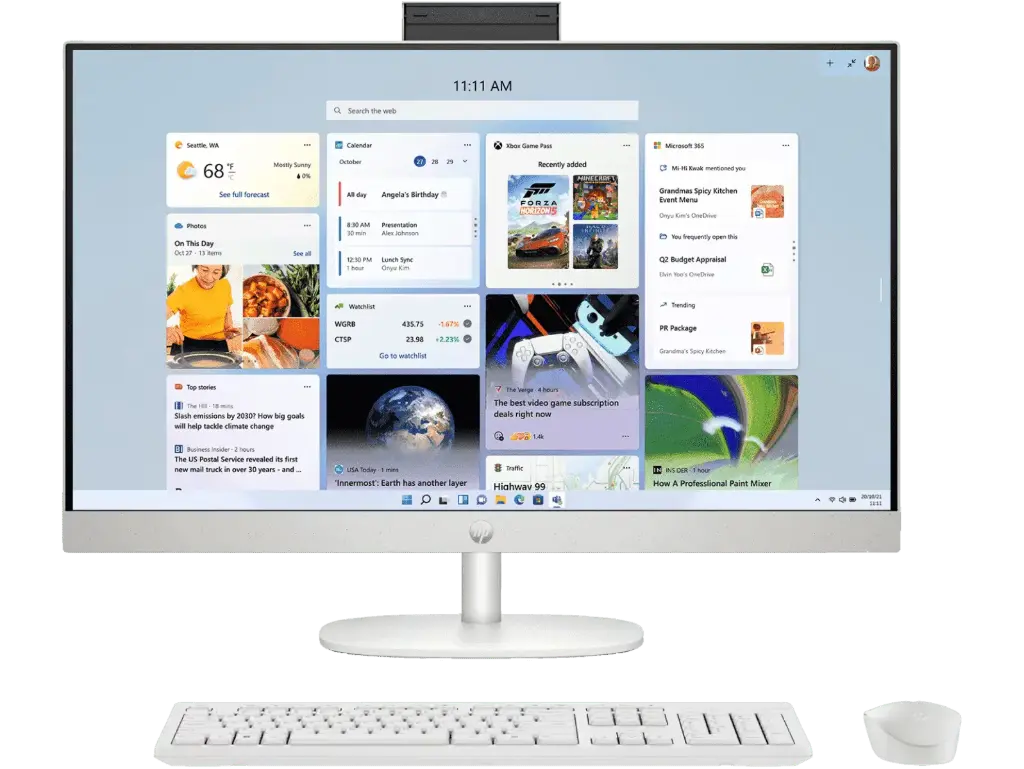 HP All-in-One Desktop PC 27-cr0068in/ Core i7-1355U/ 32GB RAM/ 1TB SSD/ 27" FHD/ Win 11+Office 2024/,Wi-Fi 6/ 6.72 kg