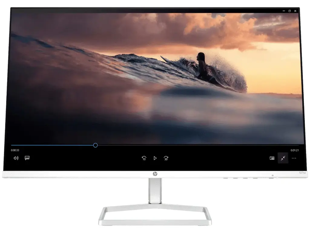 HP Series 5 Monitor 60.45 cm (23.8) FHD (1920 x 1080,100 Hz) Flat IPS with Edge-lit 1 HDMI 1.4, 1 VGA Adjustable stand, Integrated speakers On-screen controls; Anti-glare; HP Eye Ease Monitor with Speakers - 524sa