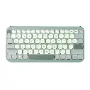ASUS Marshmallow Kw100 Keyboard, Supports Up to 3 Devices, 1.6Mm Key Travel, Scissor Keys, Compact & Lightweight Keyboard, Bluetooth (Color - Green Tea Latte)